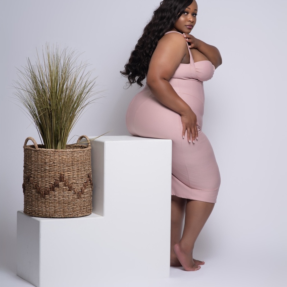 Pink elegant dress